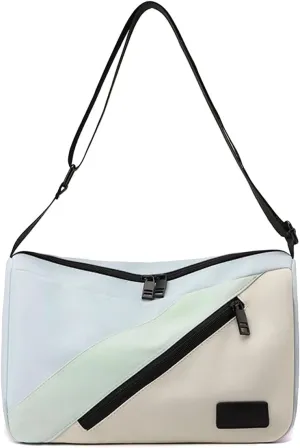 Nylon Crossbody Bag for Women - Waterproof Shoulder Bag with Multi Pockets and Top Handle