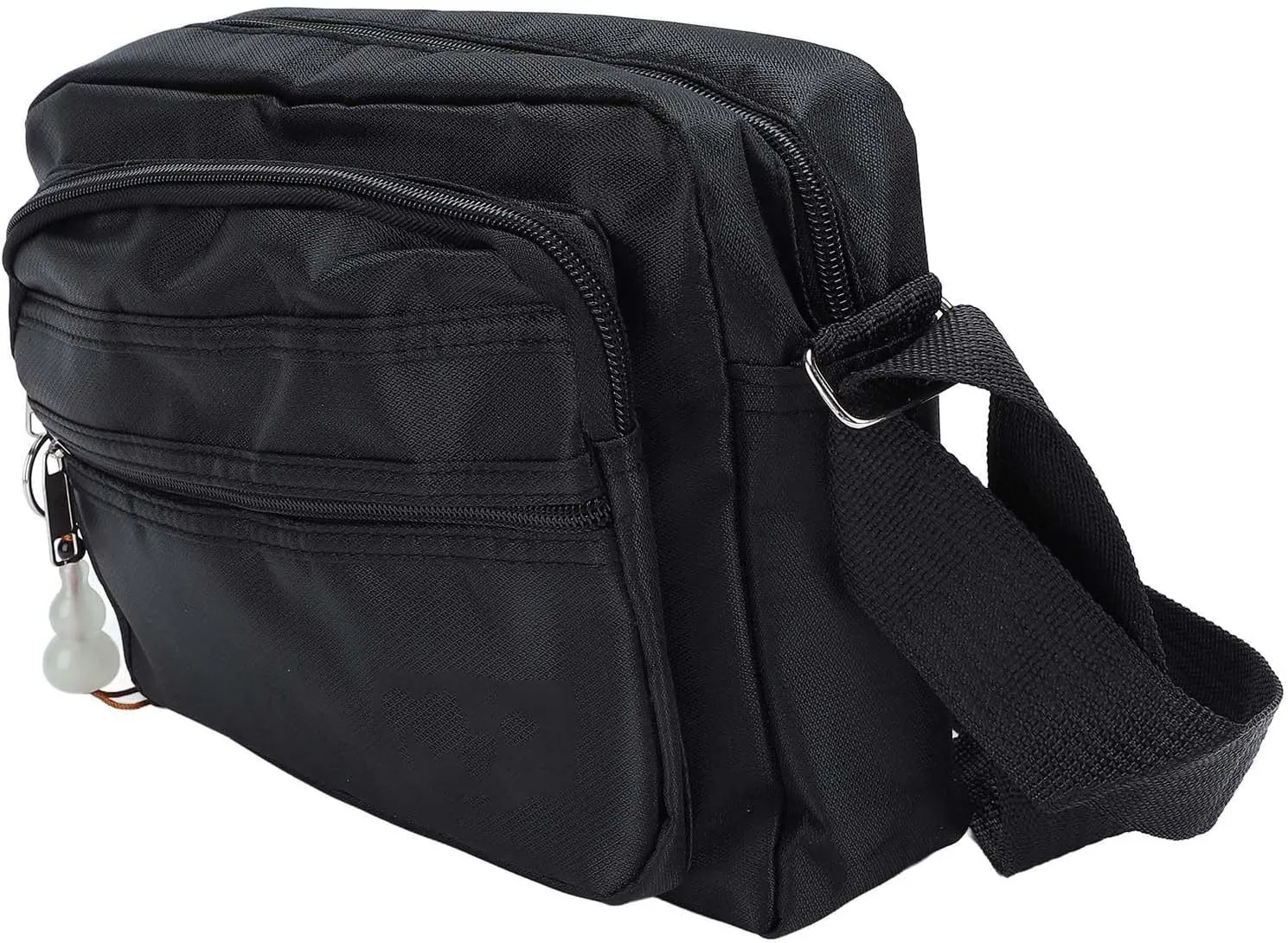 Nylon Messenger Bag, Breathable Lightweight Casual Shoulder Backpack Sling Bag for Daily Carry