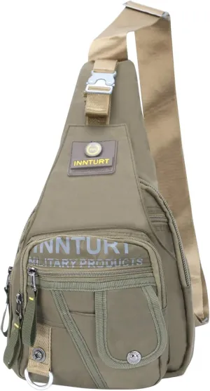 Nylon Sling Bag Small Backpack Crossbody Shoulder Bag Sling Pack