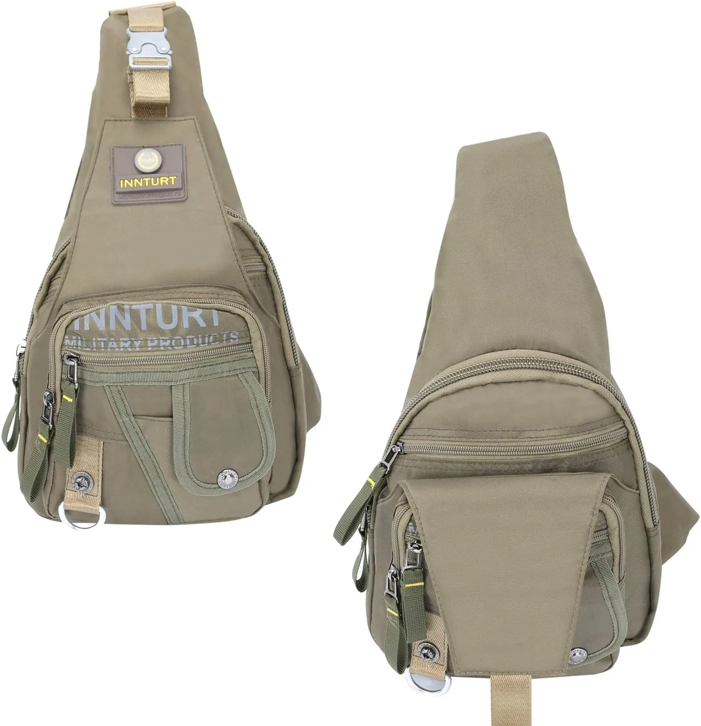 Nylon Sling Bag Small Backpack Crossbody Shoulder Bag Sling Pack