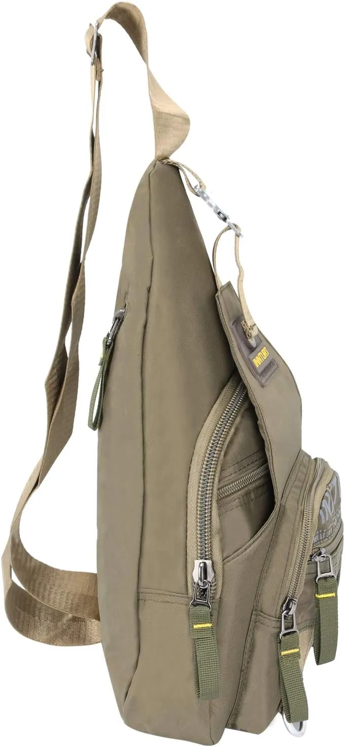 Nylon Sling Bag Small Backpack Crossbody Shoulder Bag Sling Pack
