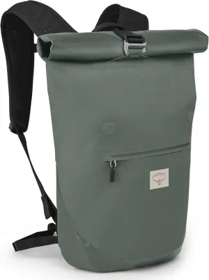 Osprey Arcane Roll Top 25L Waterproof Laptop Backpack, Pine Leaf Green