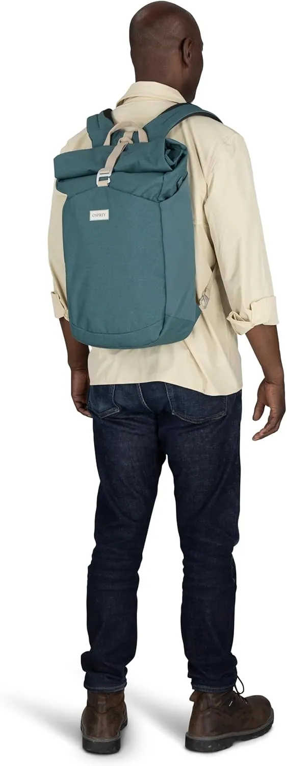 Osprey Arcane Roll Top Commuter Backpack, Black