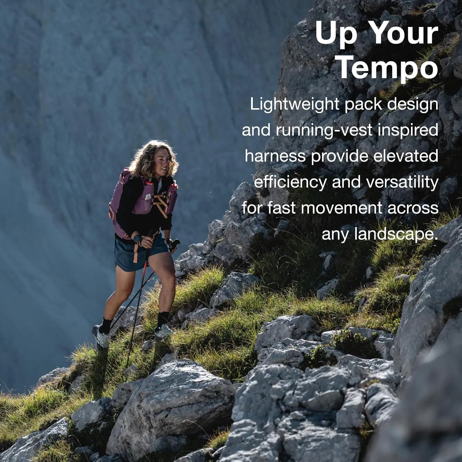 Osprey Tempest Velocity 20L Women's Hiking Backpack, Dark Charcoal/Chiru Tan, WXS/S