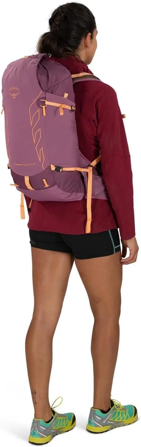Osprey Tempest Velocity 20L Women's Hiking Backpack, Dark Charcoal/Chiru Tan, WXS/S