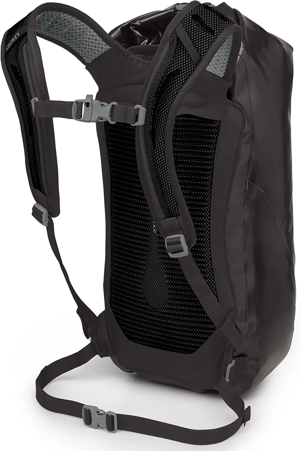 Osprey Transporter 25L Roll Top Waterproof Laptop Backpack, Black