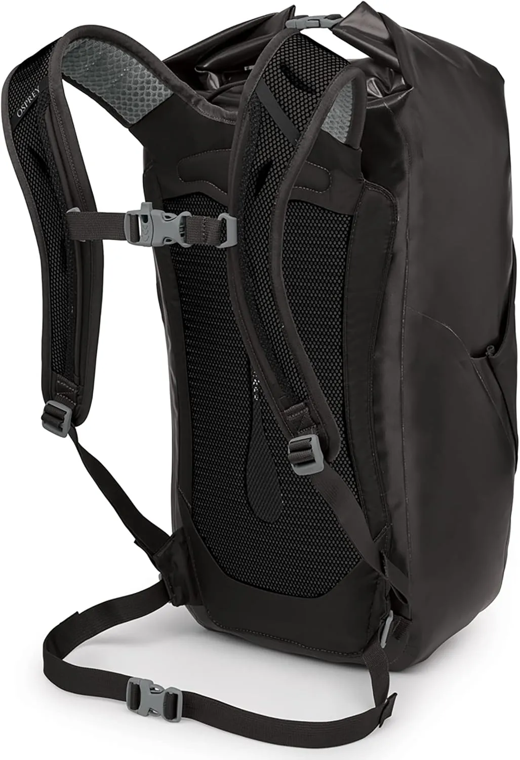 Osprey Transporter 30L Roll Top Waterproof Laptop Backpack, Black