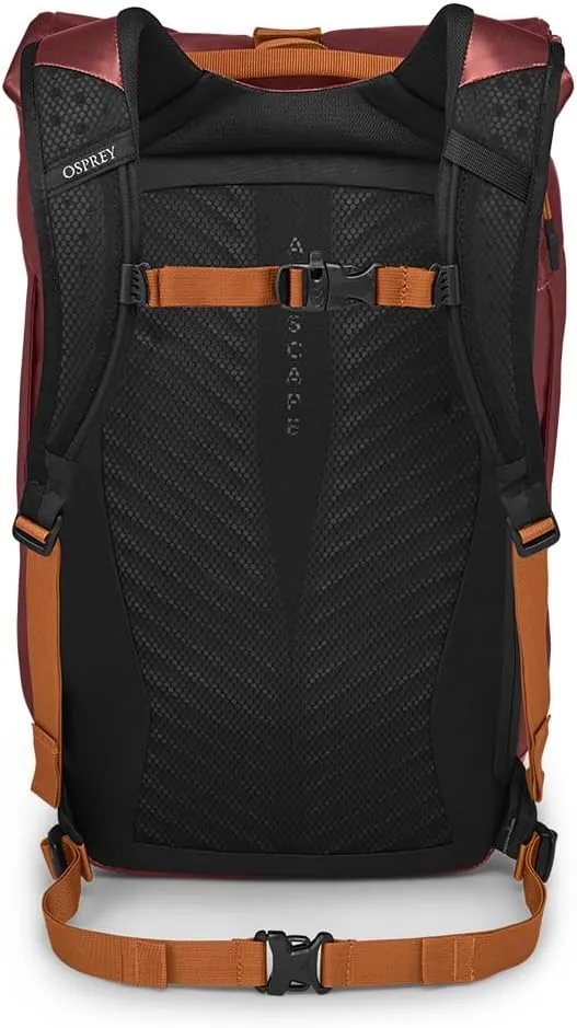 Osprey Transporter Roll Top Laptop Backpack, Palm Leaf Glitch Print
