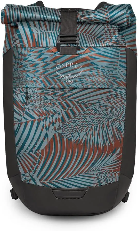 Osprey Transporter Roll Top Laptop Backpack, Palm Leaf Glitch Print