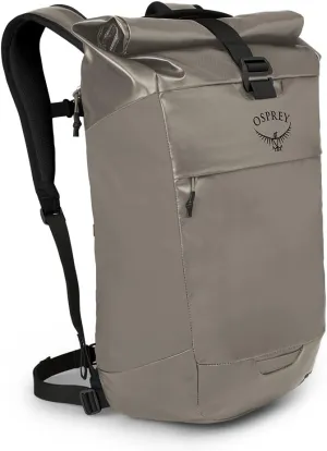 Osprey Transporter Roll Top Laptop Backpack, Tan Concrete