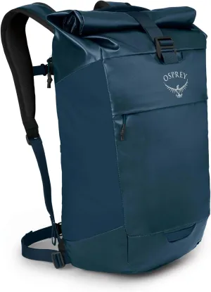 Osprey Transporter Roll Top Laptop Backpack, Venturi Blue