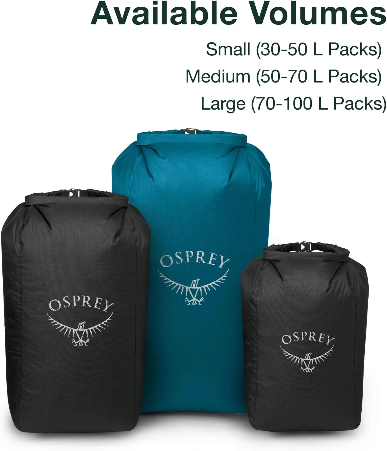 Osprey Ultralight Protective Backpack Liner, Black, Medium
