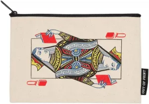 Out of Print Literary and Book-Themed Zipper Pouch for Book Lovers, Readers, and Bibliophiles