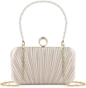 PACETAP Women's Evening Bag Clutch Purse, Handbag Chain Strap Shoulder Bag for Wedding Party Cocktail Prom Dinner