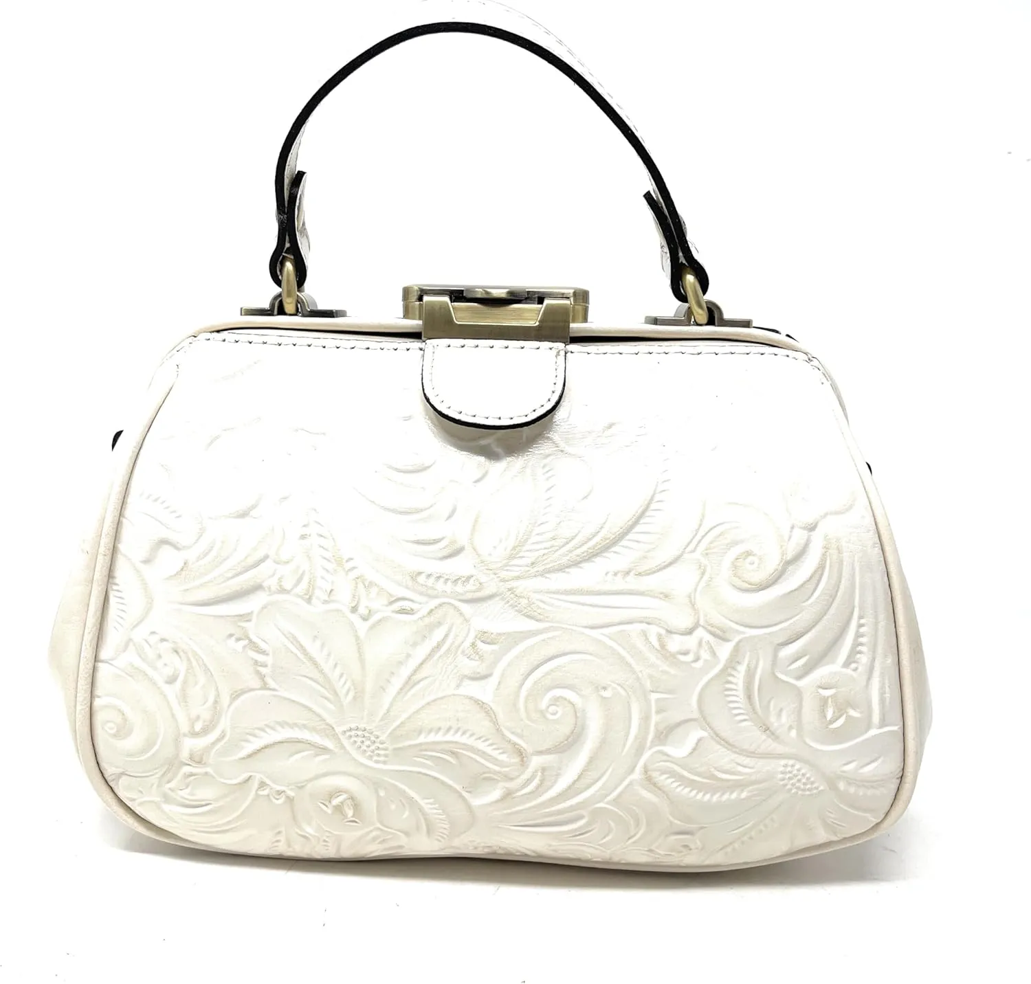 Patricia Nash Gracchi Satchel Leather Handbag Purse