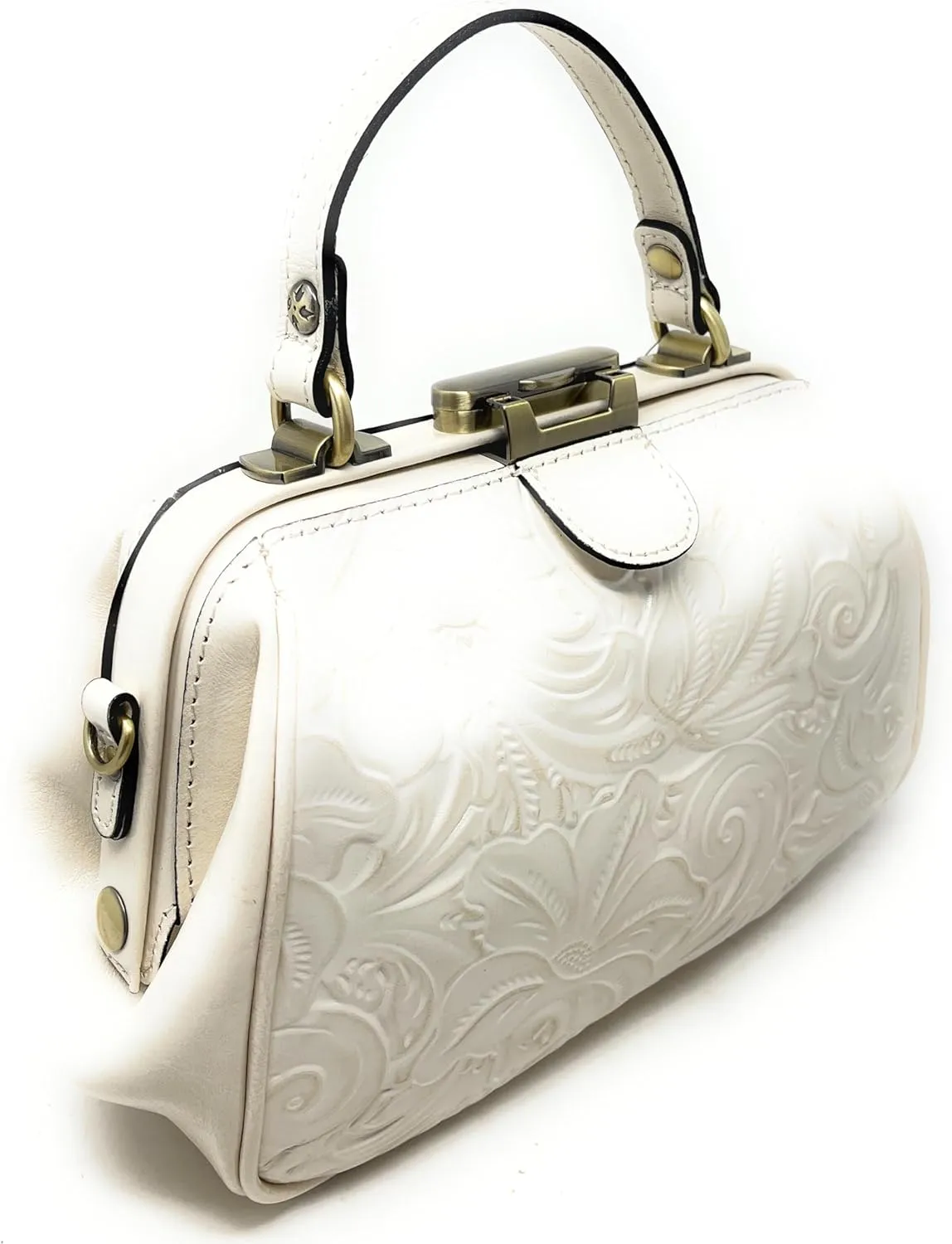 Patricia Nash Gracchi Satchel Leather Handbag Purse