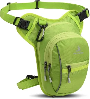 Peicees Leg Bag for Men Fanny Packs Women Men Outdoor Thigh Bags Motorcycle Ride Crossbody Backpack