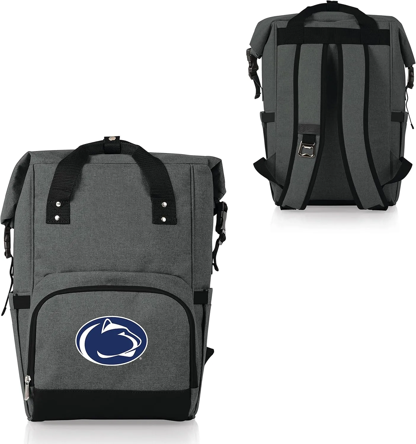 PICNIC TIME NCAA Unisex-Adult NCAA OTG Roll-Top Cooler Backpack, Hiking Backpack Cooler, Soft Cooler Bag
