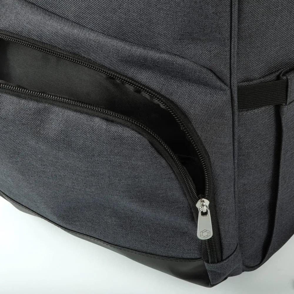 PICNIC TIME NHL OTG Roll-Top Cooler Backpack, Hiking Backpack Cooler, Soft Cooler Bag, (Heathered Gray)