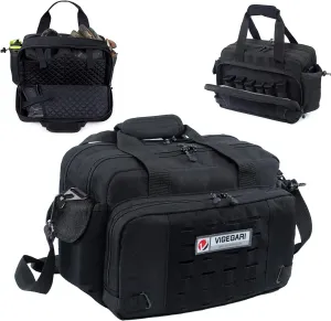 Pistol Shooting Bag - Tactical Handgun Case, Ammo, Gun Carrying Case