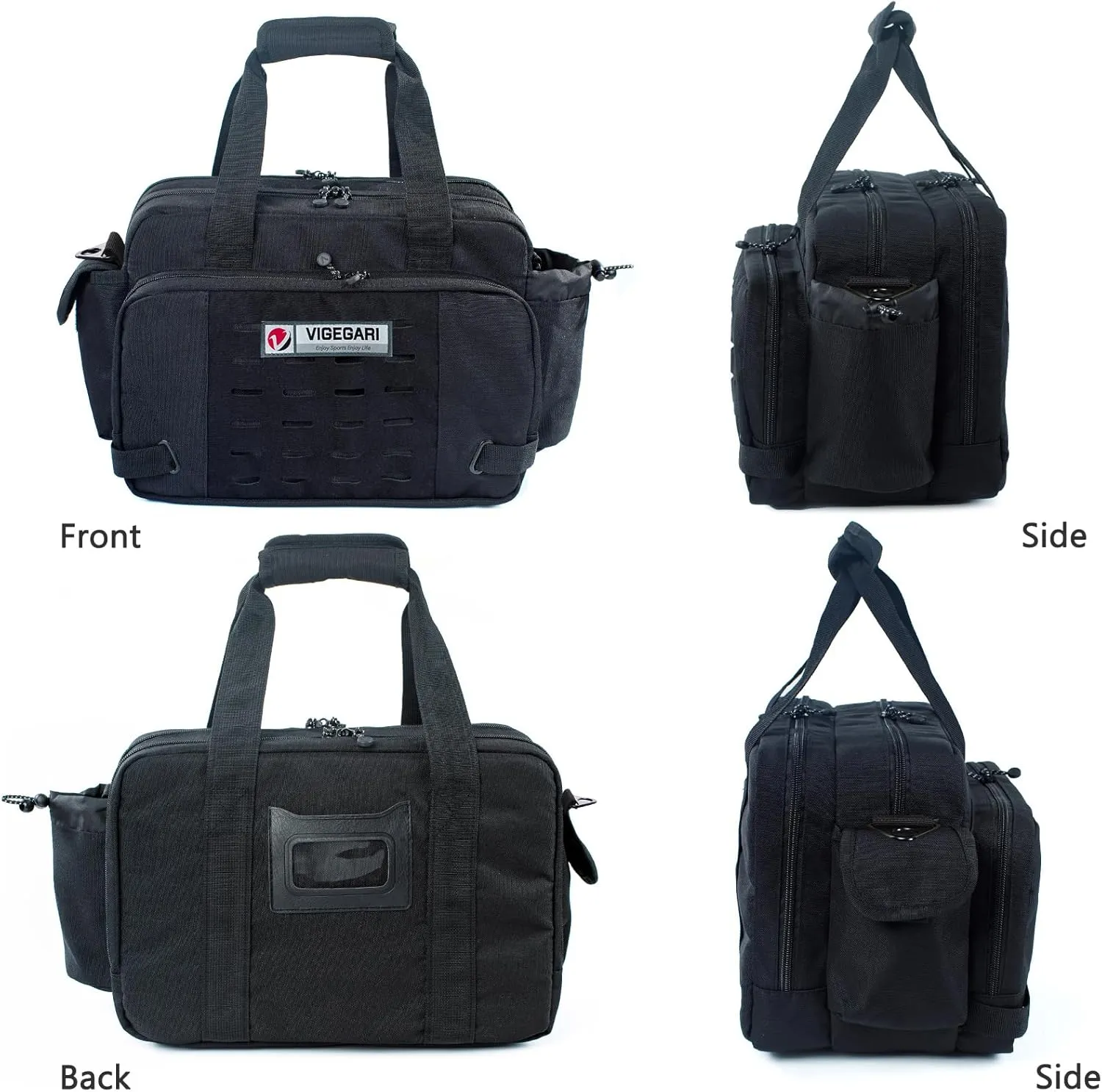 Pistol Shooting Bag - Tactical Handgun Case, Ammo, Gun Carrying Case