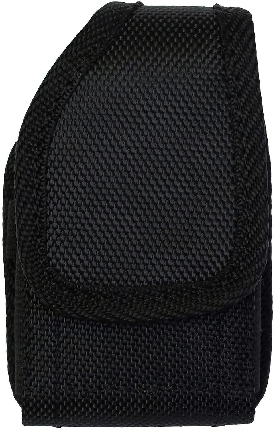 Premium Nylon Pouch Case with Clip for Medtronic Insulin Pumps with Silicone Cover (Case) on (V2/L/Black)