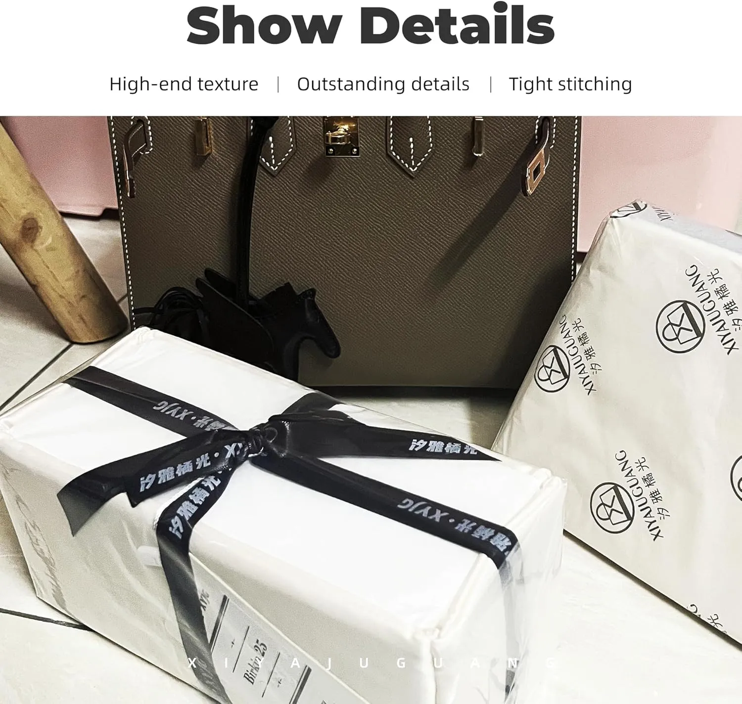 Purse Handbag Silky Organizer Insert Keep Bag Shape Fits Herme Birkin 20/25/30/35/40 bags, Luxury Handbag Tote Lightweight Sturdy(Craie,BK 25)