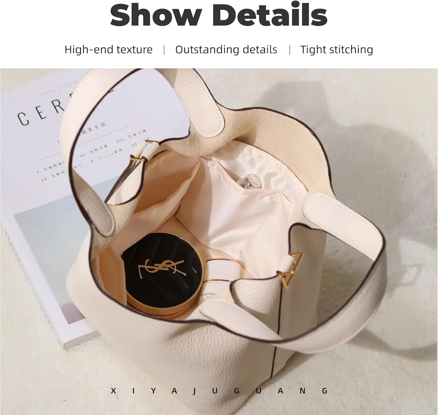 Purse Handbag Silky Organizer Insert Keep Bag Shape Fits Herme Picotin 14/18/22/26 bags, Luxury Handbag Tote