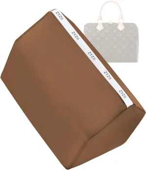 Purse Pillow for LV Speedy Nano16/20/25/30/35/45,Memory Foam Shaper Insert,Silky Bag Pillow for Luxury Handbag Tote(Speedy25,Gold)
