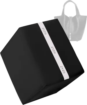 Purse Pillow for Picotin 14/18/22/26,Memory Foam Shaper Insert,Silky Bag Pillow for Luxury Handbag Tote（Black,PC22）
