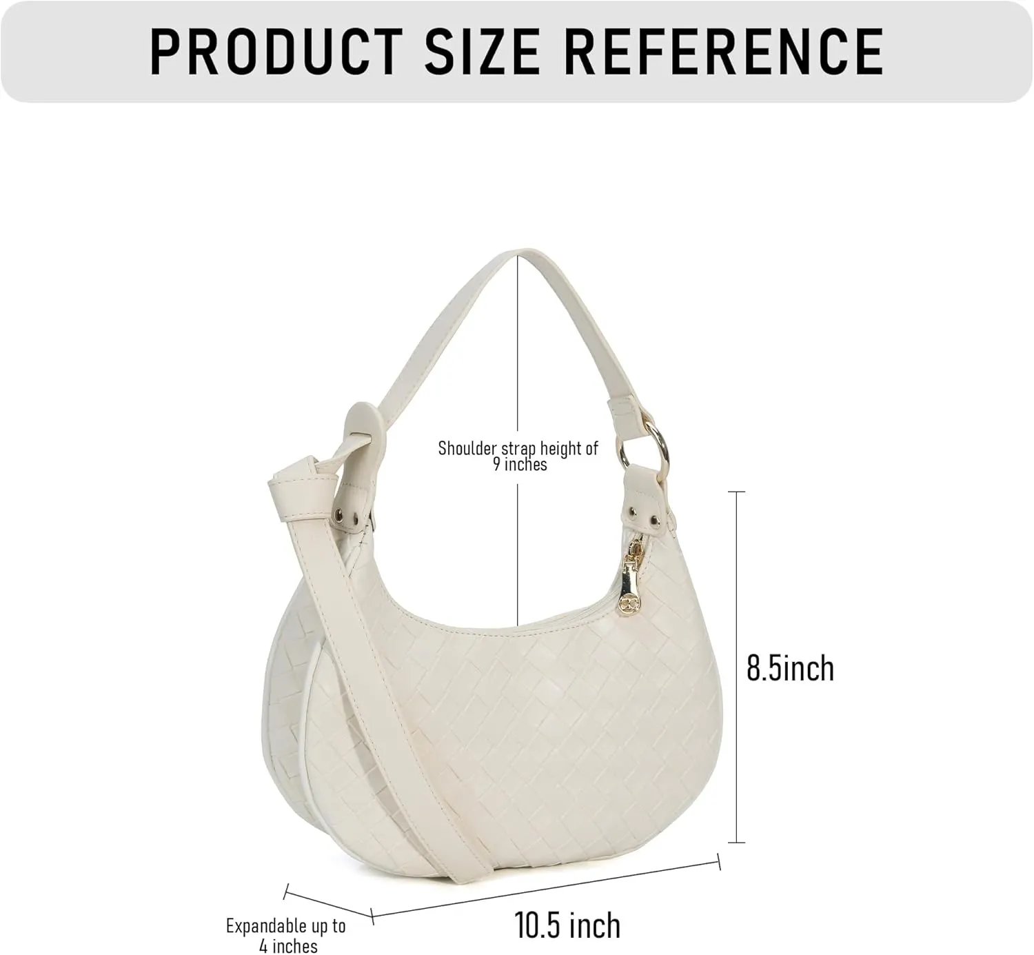 Purse Shoulder bag for women, Cute Mini Clutch Zipper Hobo Tote Handbags