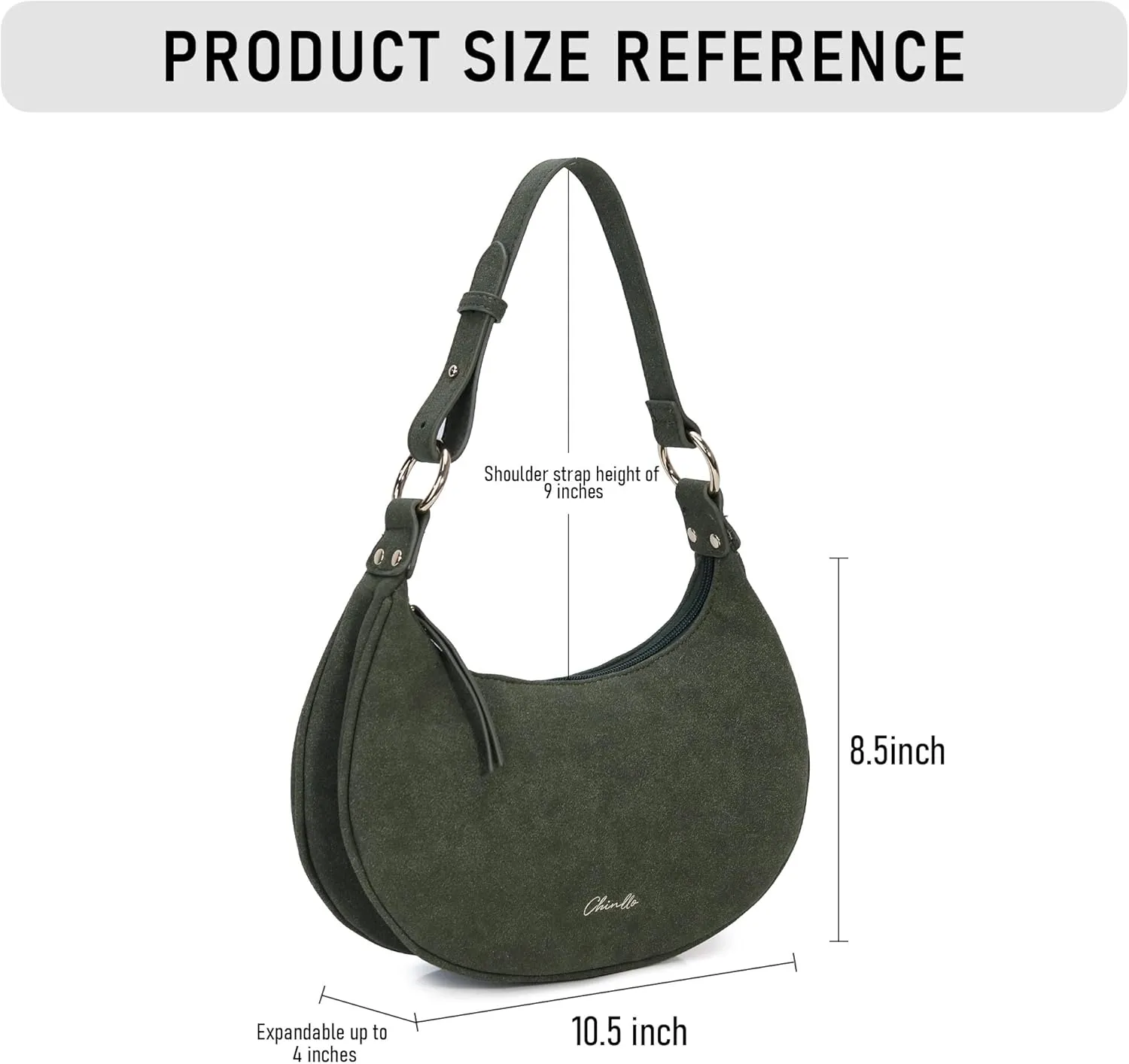 Purse Shoulder bag for women, Cute Mini Clutch Zipper Hobo Tote Handbags
