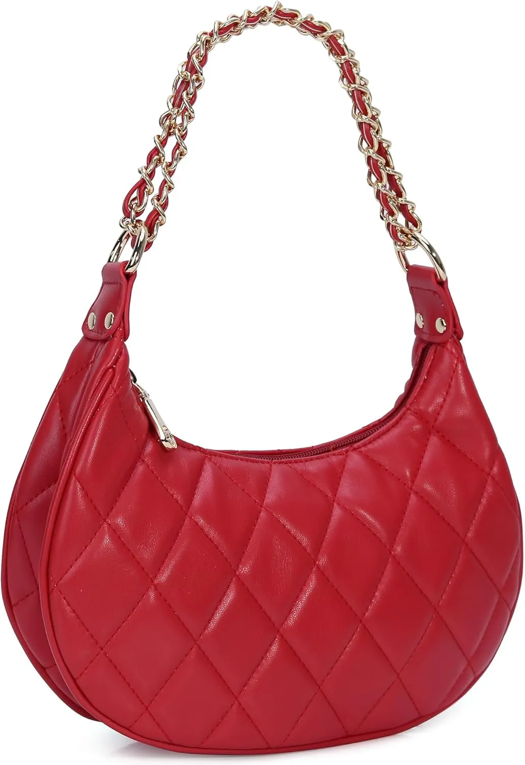 Purse Shoulder bag for women, Cute Mini Clutch Zipper Hobo Tote Handbags