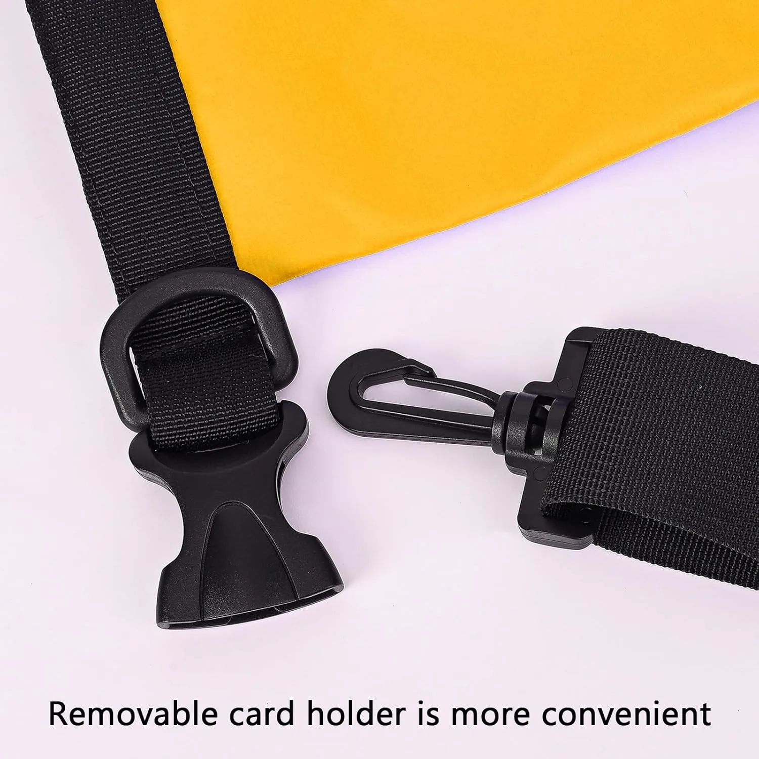 Queday Waterproof Dry Bag with Front Zippered Pocket for Women Men, 30L Roll Top Lightweight Dry Storage Bag Backpack for Travel, Kayaking, Boating, Rafting, Camping, Hiking & Beach Yellow