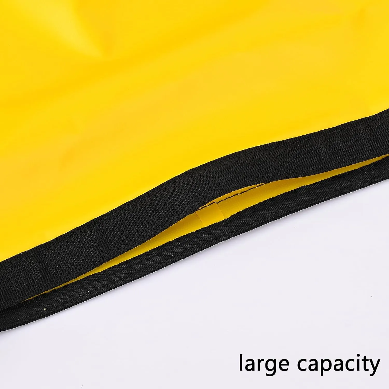 Queday Waterproof Dry Bag with Front Zippered Pocket for Women Men, 30L Roll Top Lightweight Dry Storage Bag Backpack for Travel, Kayaking, Boating, Rafting, Camping, Hiking & Beach Yellow