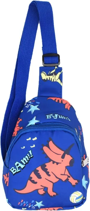 Ralcosuss Kids Cute Animal Dinosaur Unicorn Crossbody Chest Sling Bag Shoulder Bag for Girls Boys