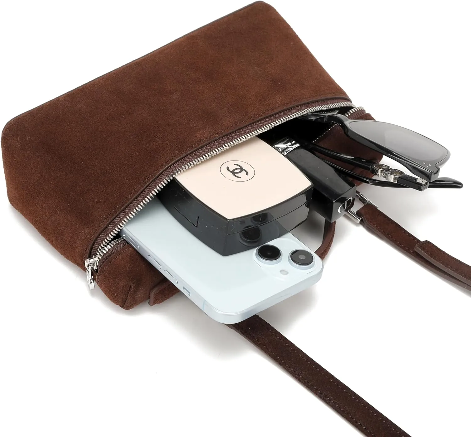 Rejolly Crossbody Bag for Women Small Top-Handle Pouch Purse Designer Shoulder Handbag Quiet Luxury Leather Trendy Purse