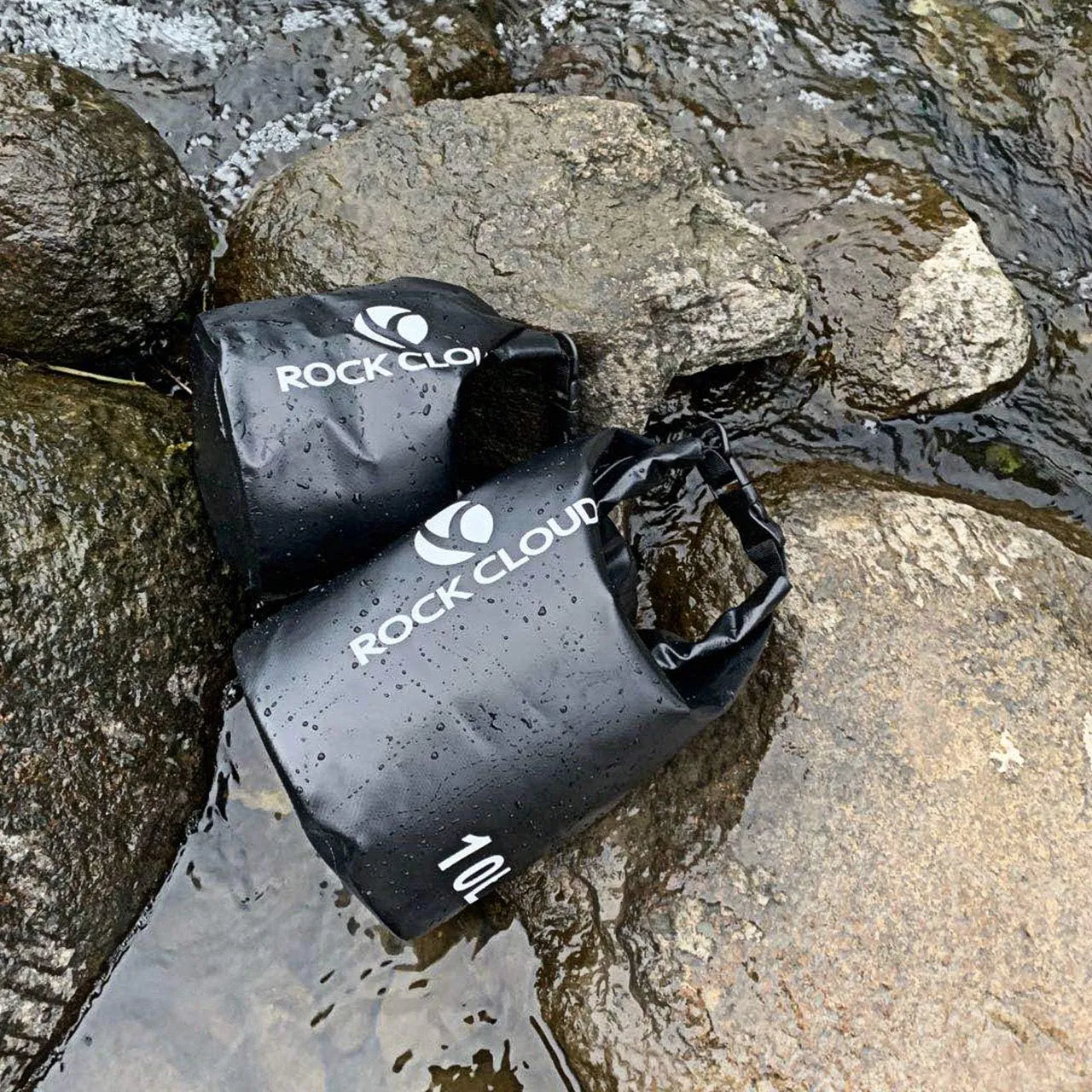 ROCK CLOUD Dry Bag Waterproof 10L Dry Sack for Kayaking Rafting Boating Beach Surfing Swimming Canoe Camping Hiking Fishing Ski