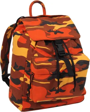 Rothco Canvas Daypack – Heavy-Duty Cotton Canvas Backpack for Hiking, Camping, Traveling, and Daily Use – 34L Capacity