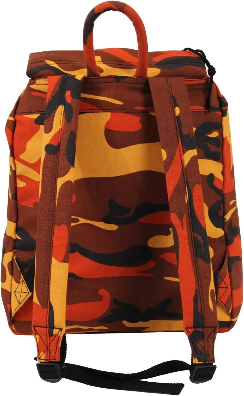 Rothco Canvas Daypack – Heavy-Duty Cotton Canvas Backpack for Hiking, Camping, Traveling, and Daily Use – 34L Capacity