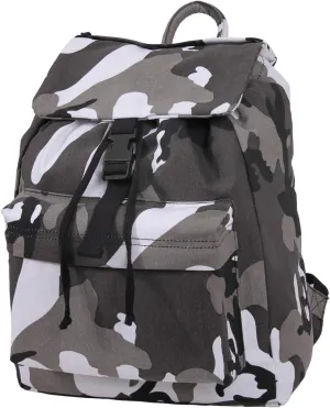Rothco Canvas Daypack – Heavy-Duty Cotton Canvas Backpack for Hiking, Camping, Traveling, and Daily Use – 34L Capacity
