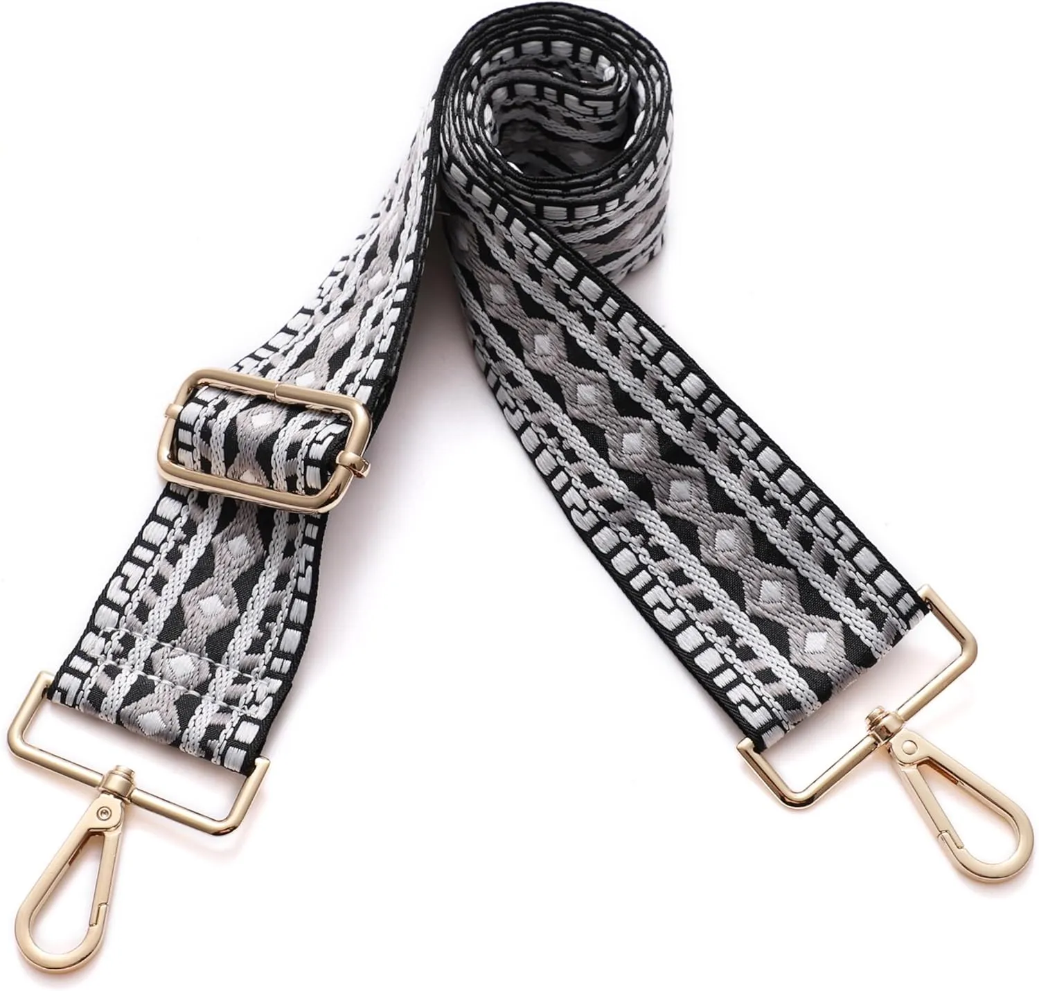 S-Jacorry Purse Strap Replacement Crossbody Wide Shoulder Strap Adjustable Canvas Straps Handbag Strap Replacement Belts