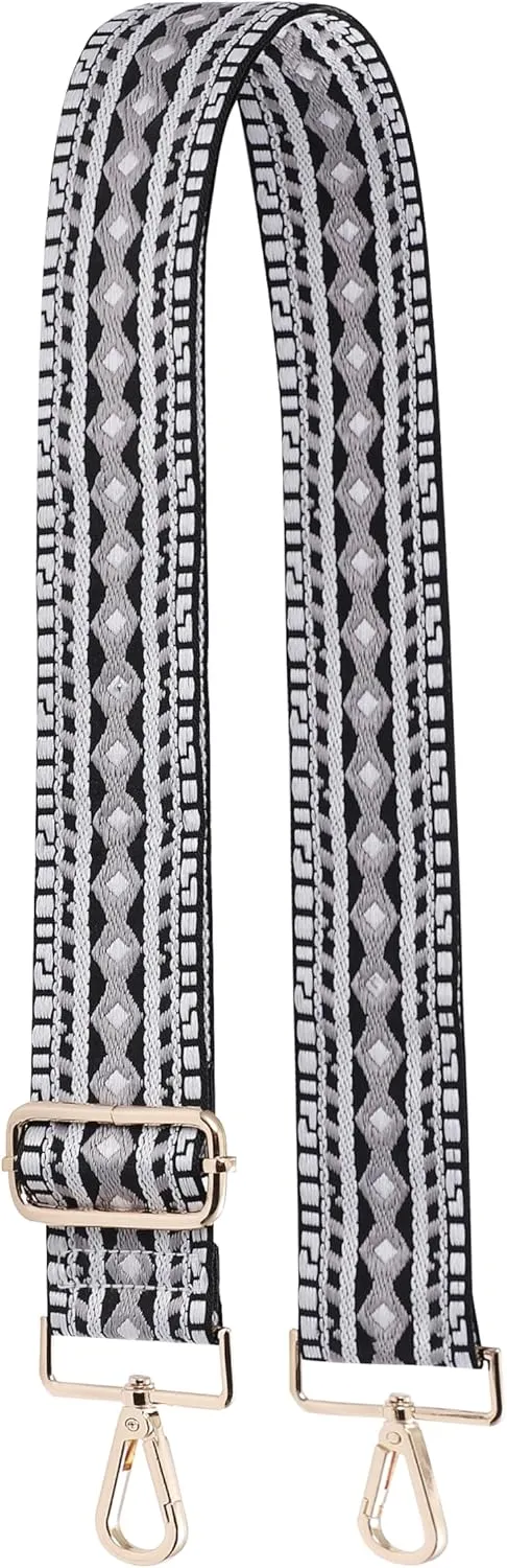 S-Jacorry Purse Strap Replacement Crossbody Wide Shoulder Strap Adjustable Canvas Straps Handbag Strap Replacement Belts
