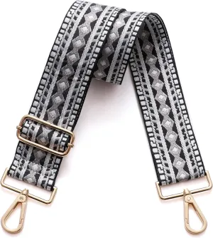 S-Jacorry Purse Strap Replacement Crossbody Wide Shoulder Strap Adjustable Canvas Straps Handbag Strap Replacement Belts