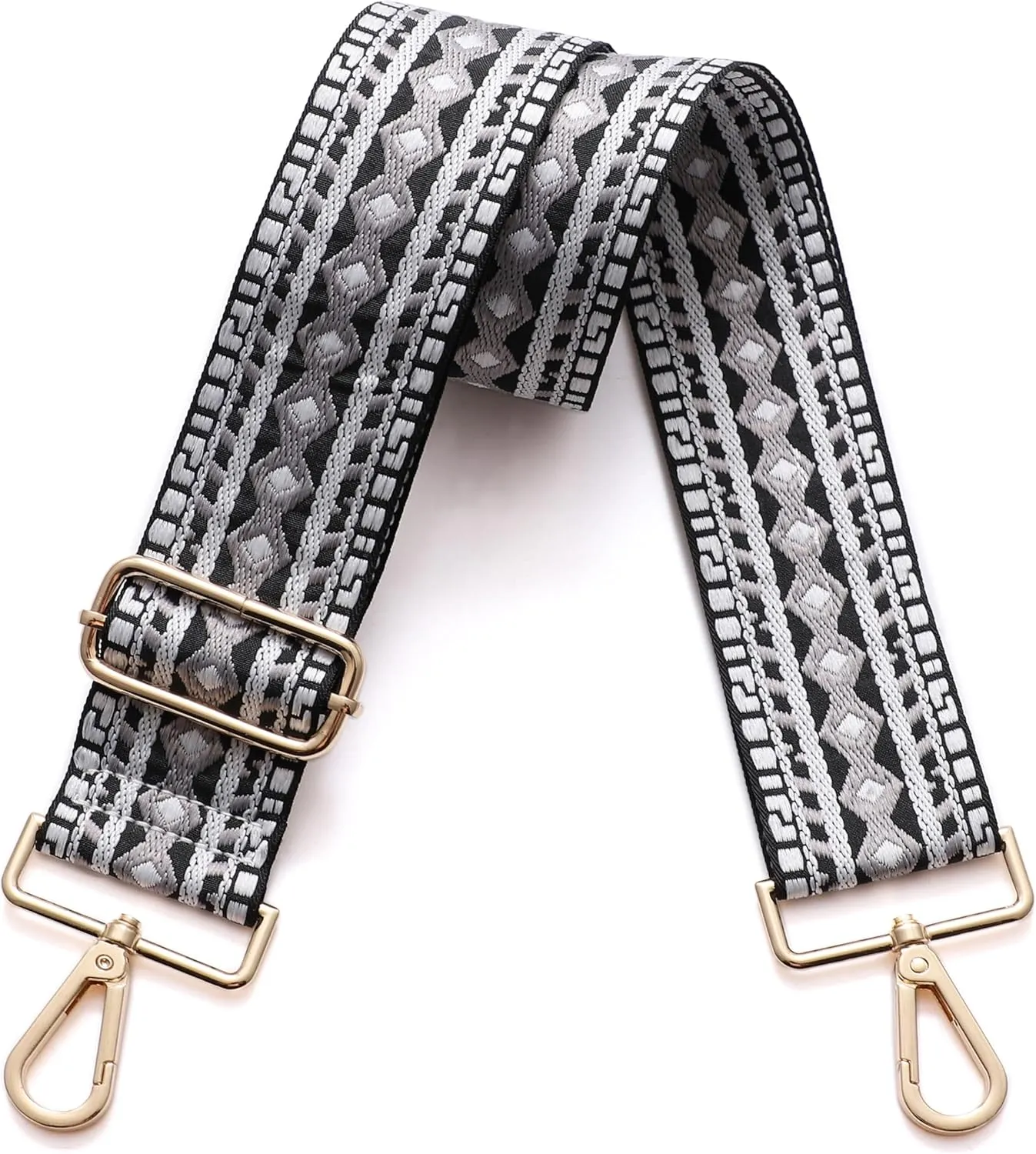 S-Jacorry Purse Strap Replacement Crossbody Wide Shoulder Strap Adjustable Canvas Straps Handbag Strap Replacement Belts