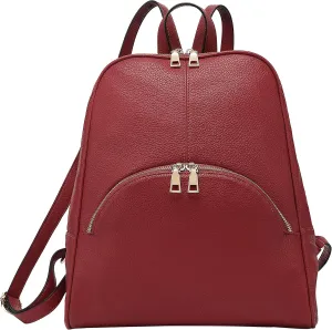 Scarleton Backpack Purse for Women, Purses for Women, Women Backpack Purse, Top Handle Mini Backpack, Travel Backpack, H160810 - Red
