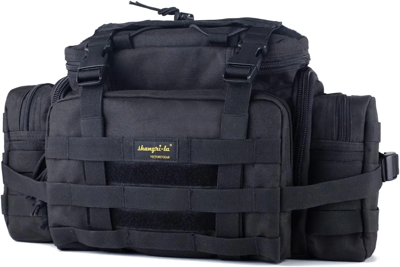 SHANGRI-LA Tactical Range Bag Outdoor Sling Backpack Hiking Fanny Waist Pack