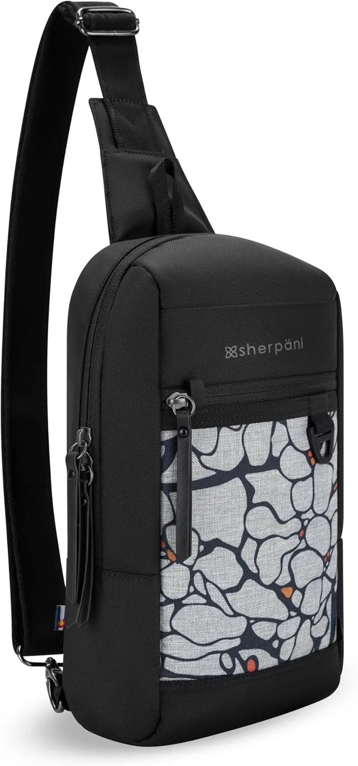 Sherpani Metro, Anti Theft Sling Bag, Sling Backpack, 5L Travel Bag, Chest Bag, Women Shoulder Sling Purse, Crossbody Backpack, Sling Pack, Metal Hardware, Travel Gift for Mothers Day 2025 (Sakura)