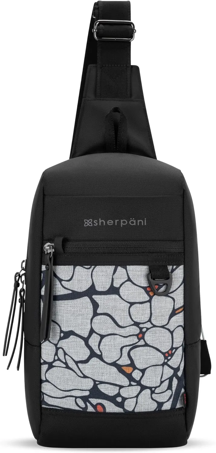 Sherpani Metro, Anti Theft Sling Bag, Sling Backpack, 5L Travel Bag, Chest Bag, Women Shoulder Sling Purse, Crossbody Backpack, Sling Pack, Metal Hardware, Travel Gift for Mothers Day 2025 (Sakura)