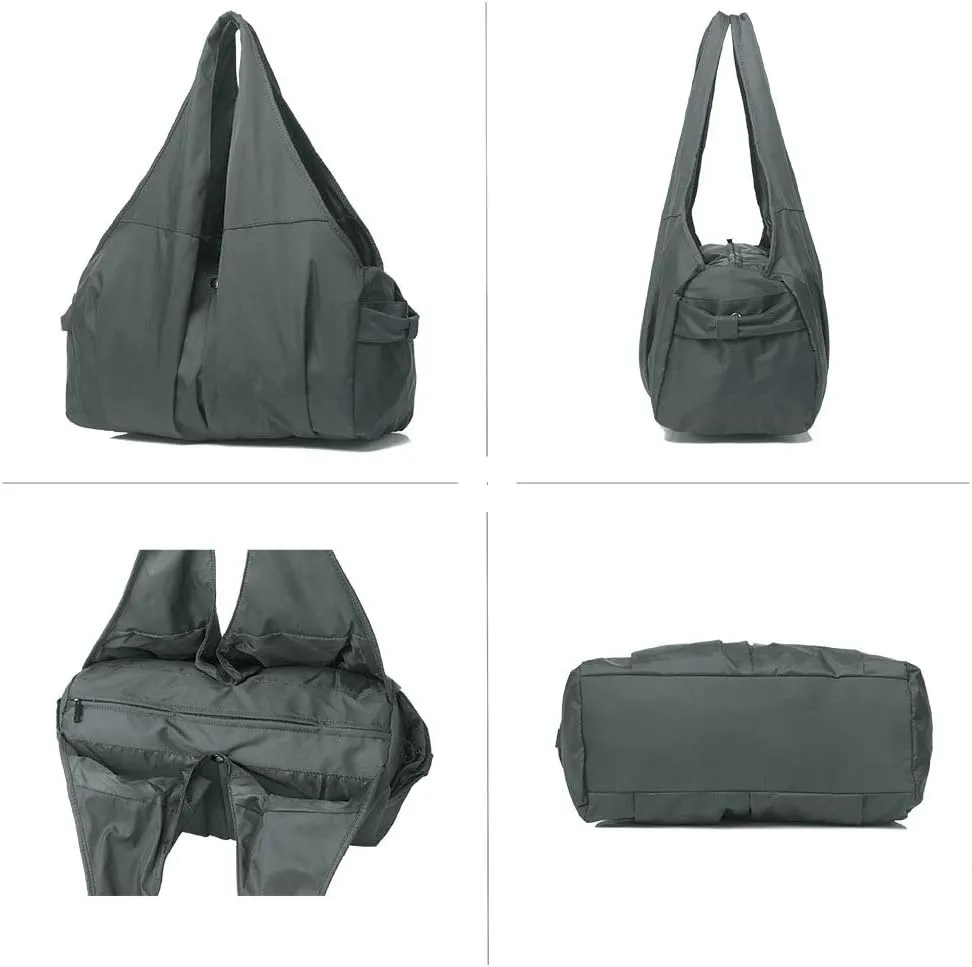 Shoulder Bag for Women, Waterproof Shopping Lightweight Work Purse and Handbag Travel Tote Oxford Nylon Large Capacity Hobo